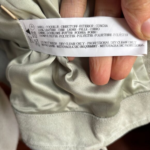 Grey Suede Jacket - Capulet - Picture 6 of 6